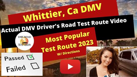 is whittier dmv driving test hard|fairfield dmv driving test route.